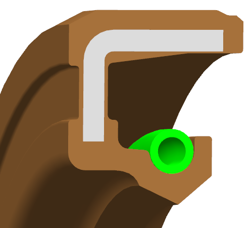 Transmission output oil seal